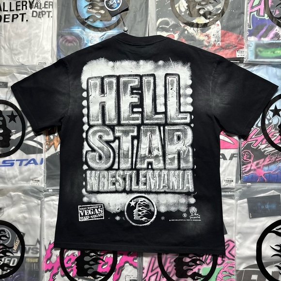 Hellstar X WWE Wrestlemania T-Shirt 'Black' - Picture 4 of 6